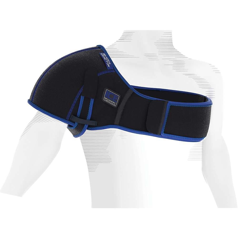 Shock Doctor Ice Recovery Shoulder Compression Wrap Black L/XL