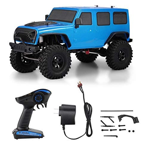 Hobby RC Crawlers, EX86100 1/10 Remote Control Electric RC Off-Road Crawler 4WD Model Car US Plug Gift for Kids