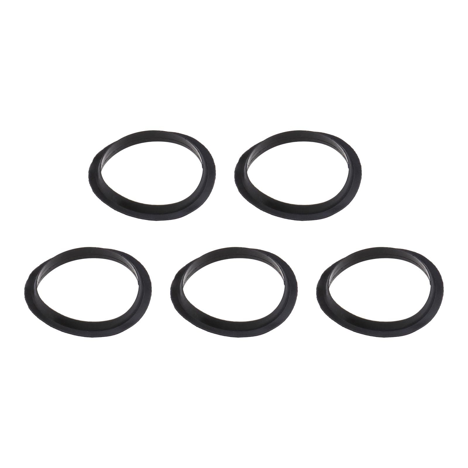 Create idea 5Pcs Sink Plug O-Ring Spare Sealing Gaskets for Metal Basin Plugs and Pop up Bath Sink Basin Plug Inner Diameter 31.5mm Outer Diameter 38mm Silica Gel Black