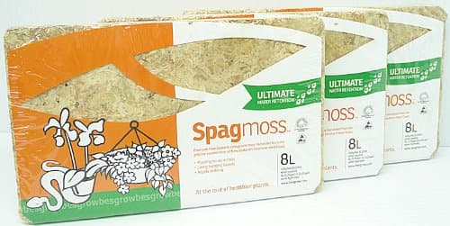 Special Sphagnum Moss 24 Liters New Zealand AA Grade 3 X 100 Gram Brick