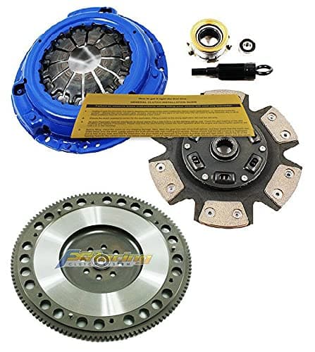 EFT Stage 3 Clutch Kit with Lightweight Chromoly Flywheel for SCION FR-S TOYOTA 86 SUBARU BRZ 2.0L Engine - Enhanced Performance and Smooth Engagement - Precise Fit and Durable â 12 Month Warranty