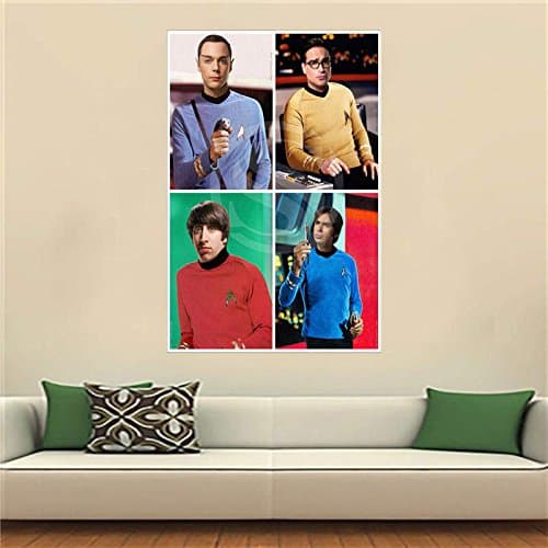 Mary Song WJY510N39 big bang theory Canvas Painting Wall Canvas Poster cloth print Custom Print your image Fabric Poster F27