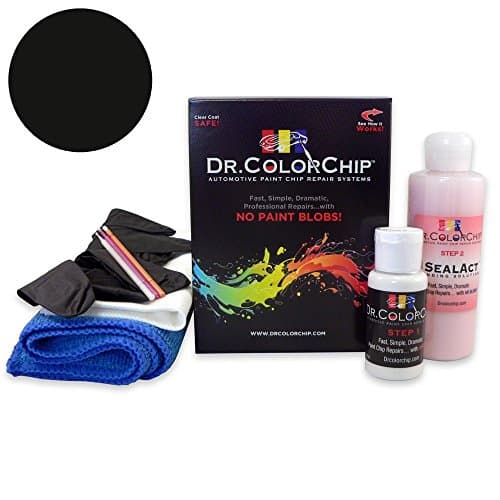 Dr. ColorChip Mazda Miata Automobile Paint - Radiant Ebony/Black Cherry Metallic 28W - Road Rash Kit