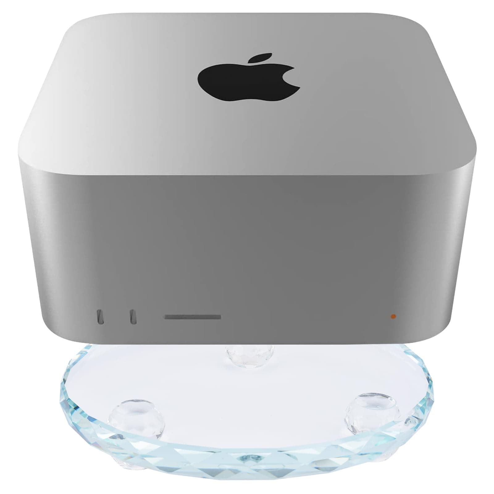 Elevated Table/Desk Stand Compatible with Mac Studio, Mac Mini, Suitable for Amazon Echo Sutdio Speaker(Crystal)