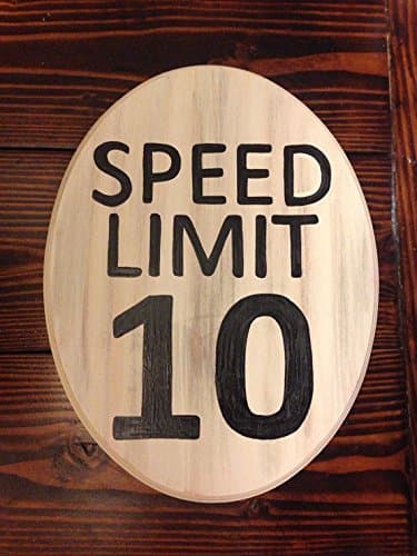 Speed Limit sign (cream)