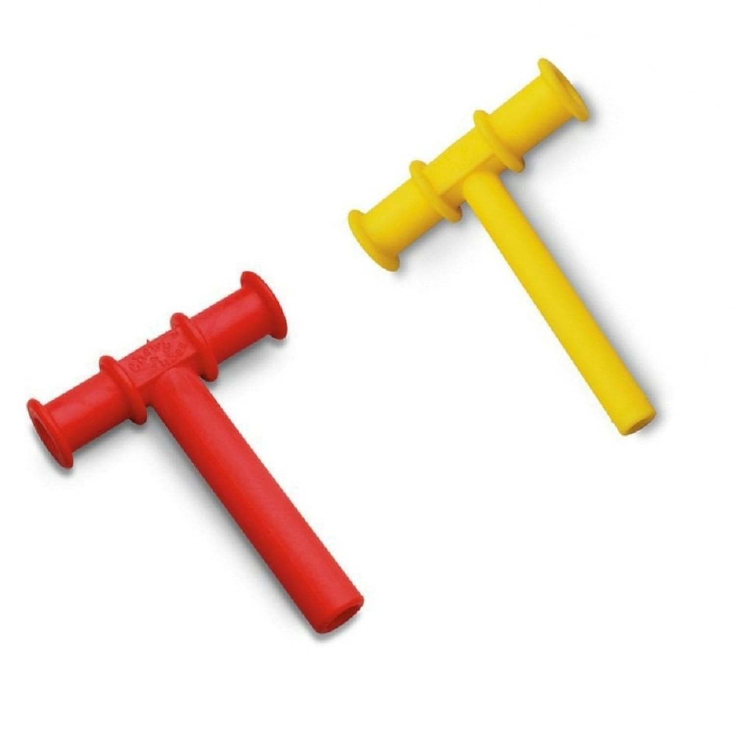 Chewy Tubes Pack of 2, Red & Yellow