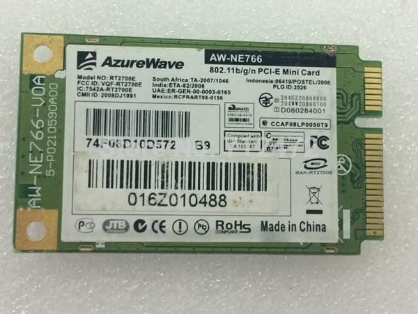 SSEA Wireless Card For AzureWave AW-NE766 RT2700E 300Mbps Mini PCI-E Card