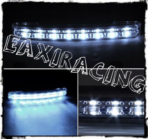 Universal White 8-led Driving Daytime Running Light Drl