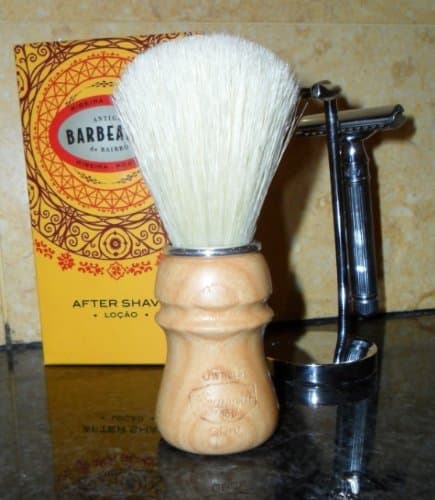 Owners Club (SOC) Bristle Shaving Brush Ash Wood Handle