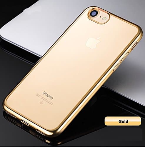 iPhone 7 Case - Waloo™ Electroplate Slim Flexy Case for iPhone 7 - Gold