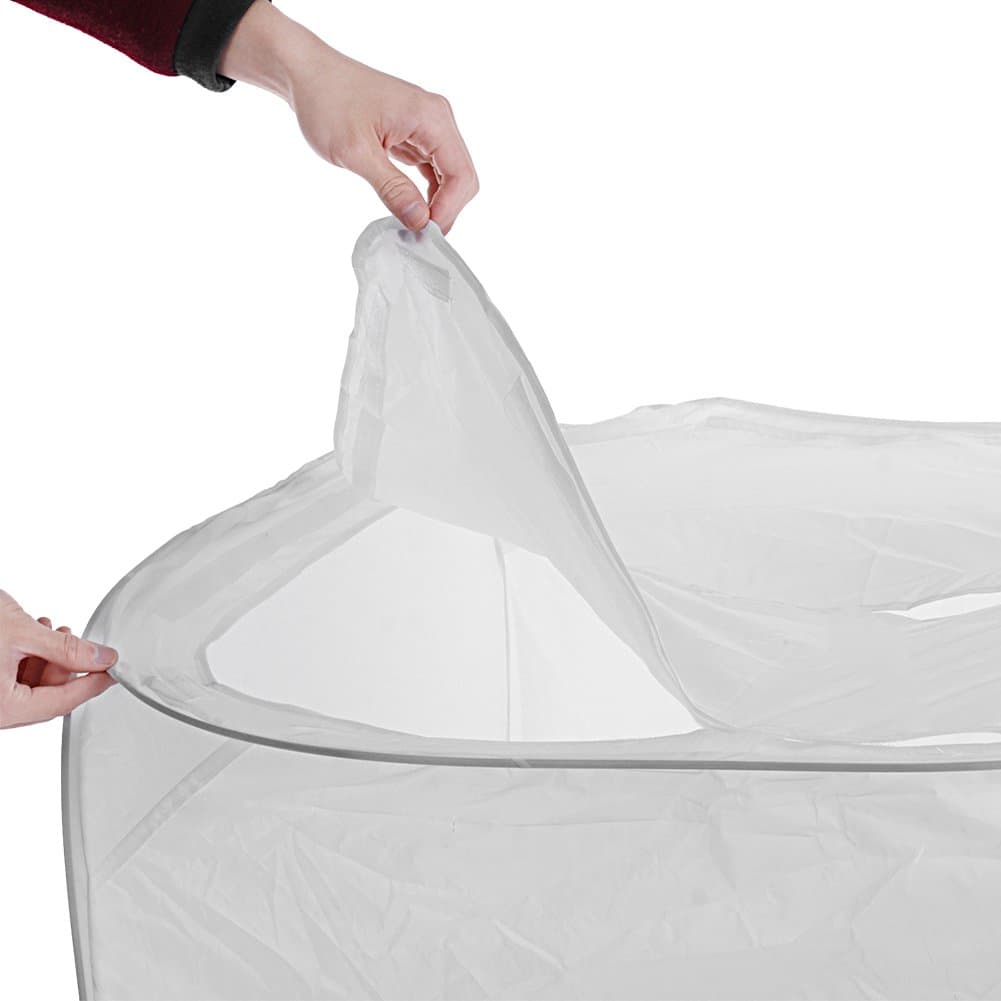 Table Top Round Photography Studio Tent Lighting Kit, Kit includes: (1)24x24"/60x60cm Round Photo Studio Light Folding Tent + (4)Colored Internal Backgrounds(Black + White + Red + Blue) + (2)18"/45cm Table Top Light Stands + (2)Light Heads with Reflector + (2)110V 45W Day-Light Studio Light Bulbs + (1)Adjustable 50"/127cm Camera Tripod Stand