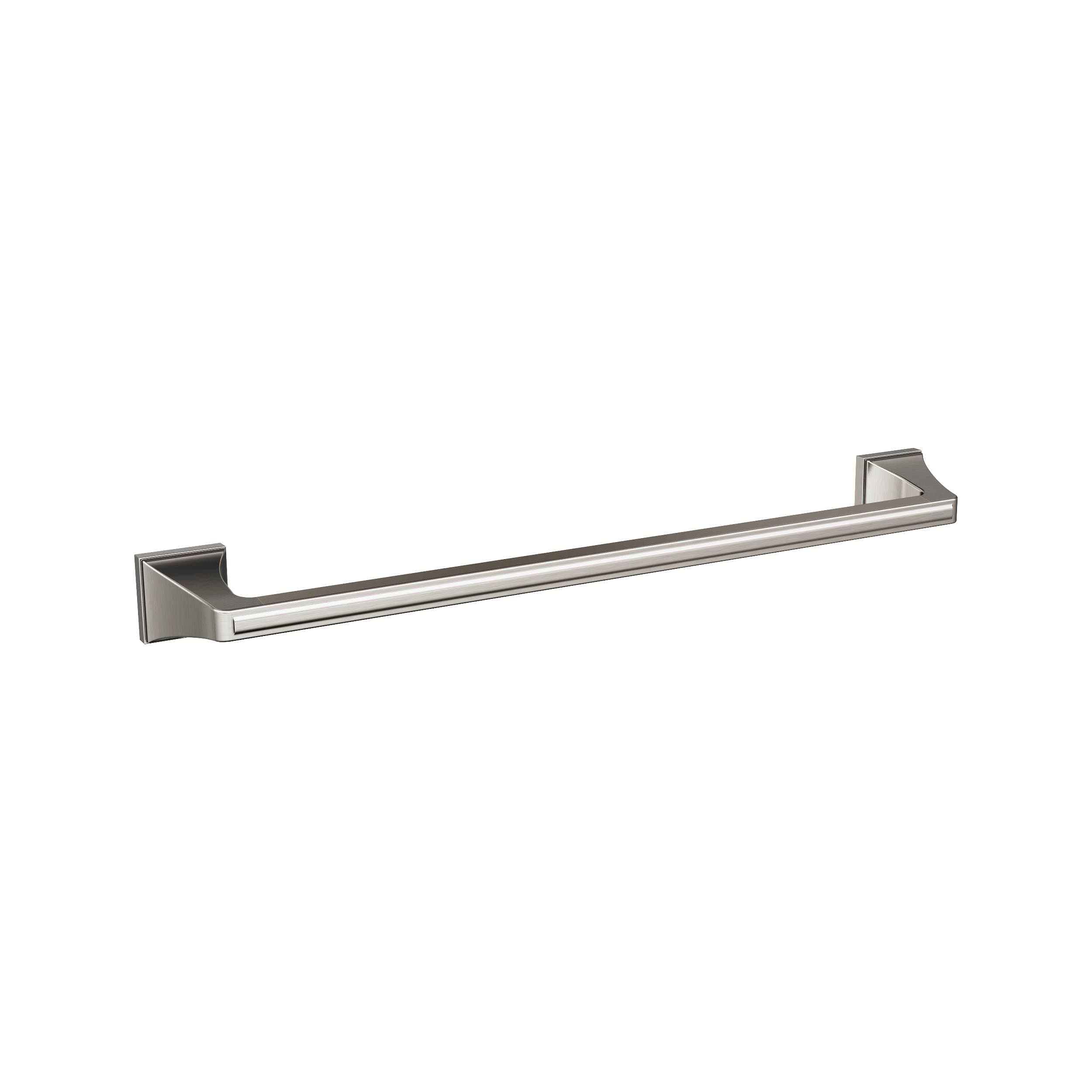 Amerock BH36023G10 | Brushed Nickel Towel Bar | 18 in (457 mm) Towel Rack | Mulholland | Bathroom Towel Holder | Bathroom Hardware | Bath Accessories