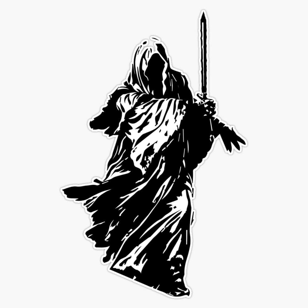 Platomity GraphicsPlatomity Graphics Witch King of Angmar | Nazgul Lord and Come for The Ring | Run Frodo Bumper Sticker Vinyl Decal 5"