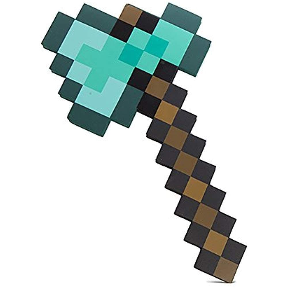 ThinkGeek Kid Minecraft Diamond Axe - Chop Your Way To Minecraft Success