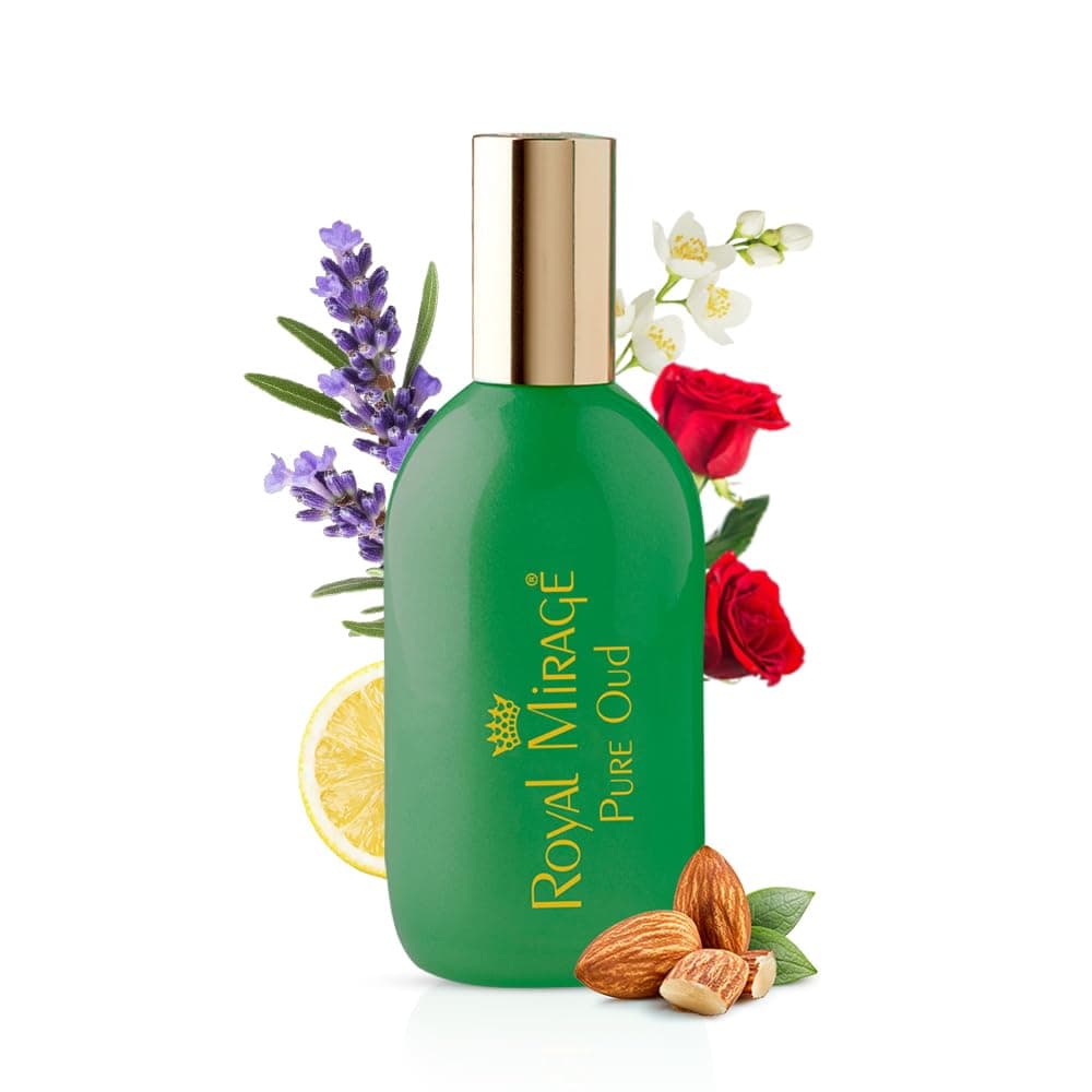 Royal Mirage Pure Oud Eau de Cologne - Premium Oud Wood & Citrus Fragrance Sp...