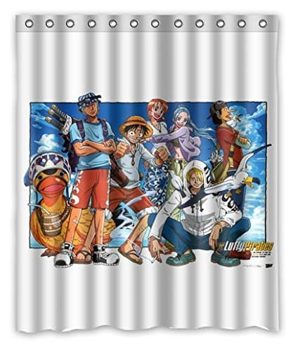 One Piece O Rabastan Events Characters Shower Curtain,Princess ViVi, White,60"(w) x 72"(h)