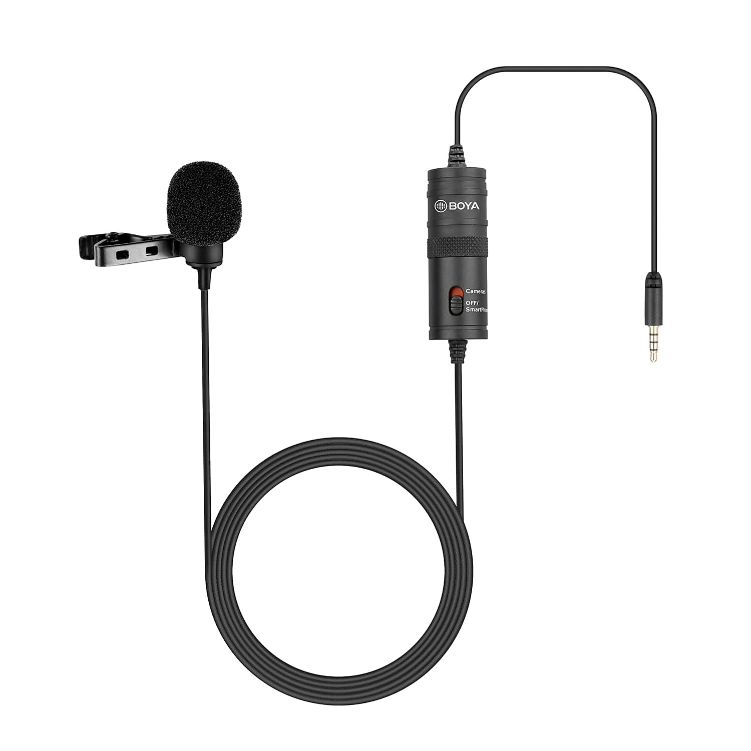 Boya By M1 Lavalier Microphone For Smartphones Canon Nikon Dslr Cameras Camcorders Audio Recorder Pc