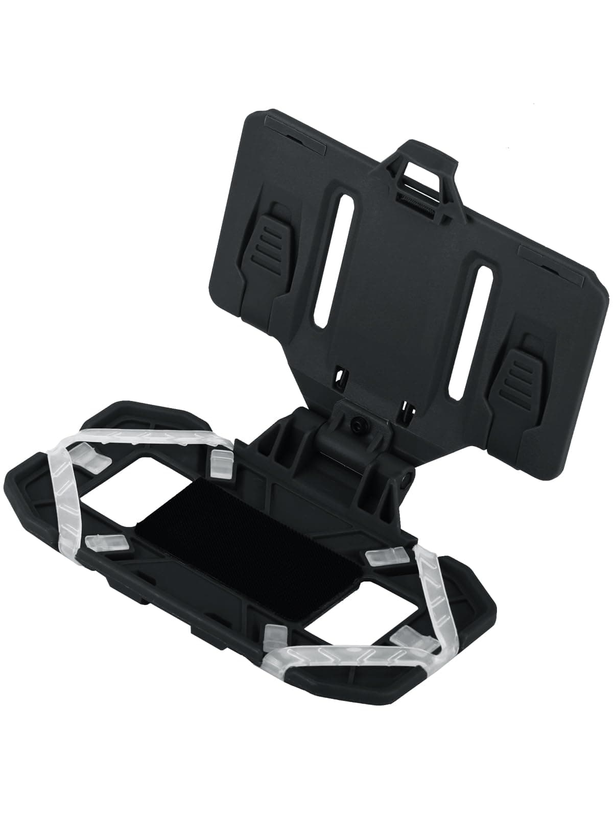 Tactical Gear Plate Carrier Vest Accessories Phone Chest Mount Holder for Screen Size 4.7"-6.7",BK