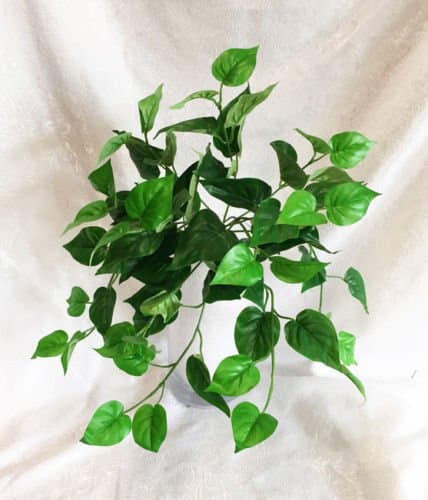 1 Pieces Artificial Plants Philodendron Bush Greenery Centerpieces Decoration Hanging Fake Faux Plastic Arrangements Wedding Office Bridal Sprays Crafts Floral Home Decor