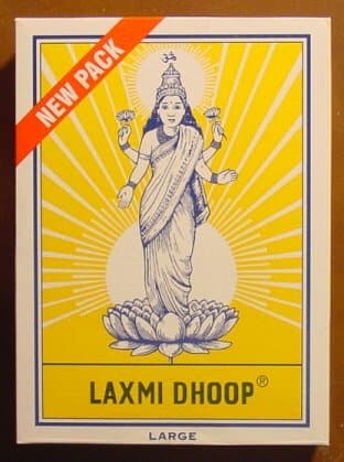Laxmi Dhoop Sticks - Box of 12 Packs, 8 Sticks Each by Mysore Sugandhi