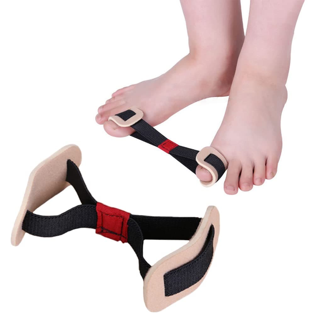 2pcs toe big hallux valgus bunion stretcher corrector thumb stretchy alignment straightener resistance bands separator splint correction bone training exerciser pack exerciser