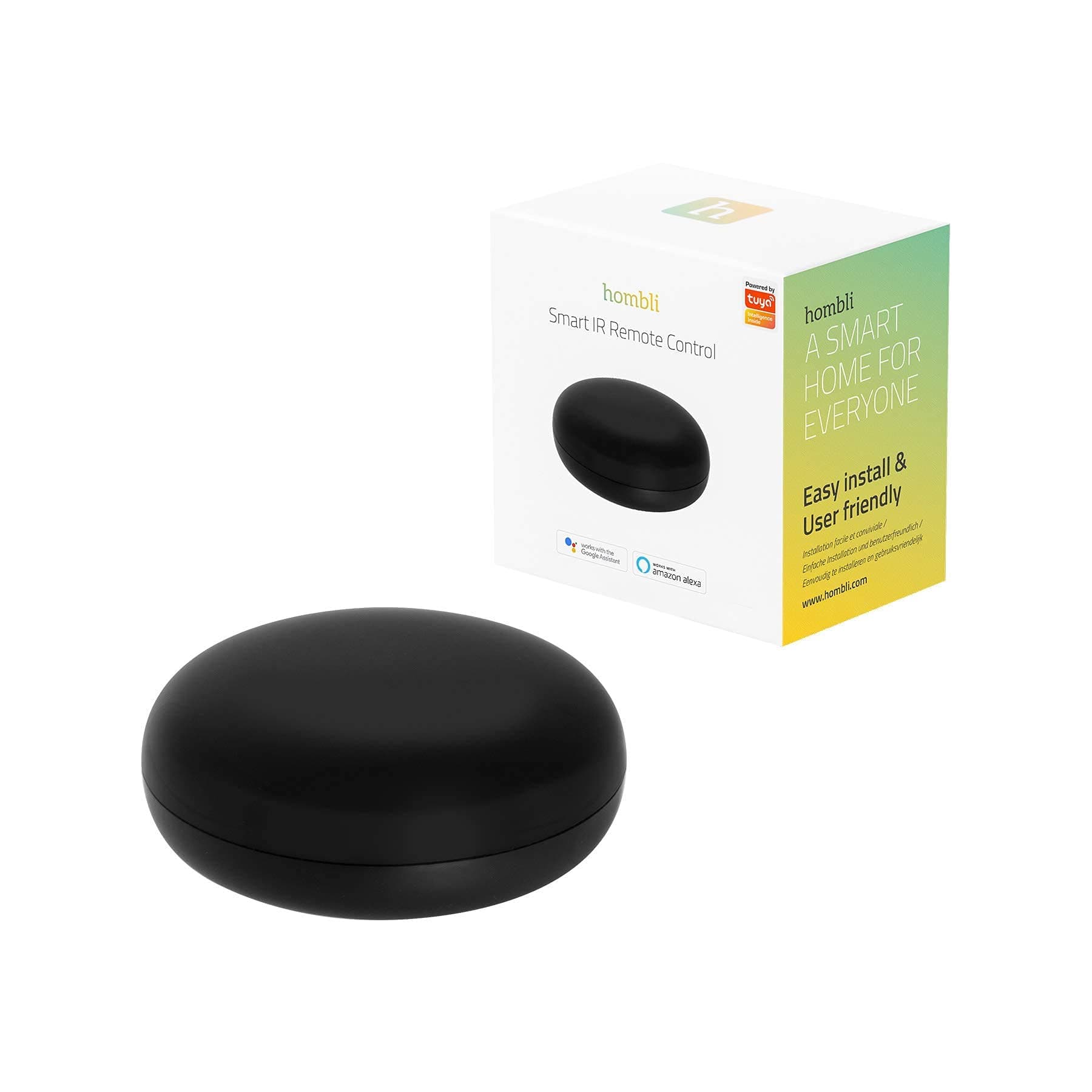 Hombli Smart IR Remote Control, Wi-Fi Remote with 360° infrared range, Timer Function, Compatible with Alexa, Google Home, and IFTTT- Control via Hombli Smart Life App (Android and iOS)