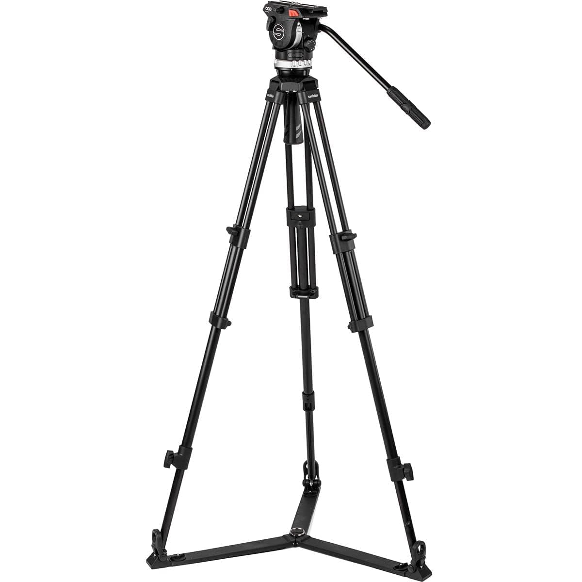 Ace XL 75mm Fluid Head with 75/2 3-Section Aluminum Tripod and Ground Spreader