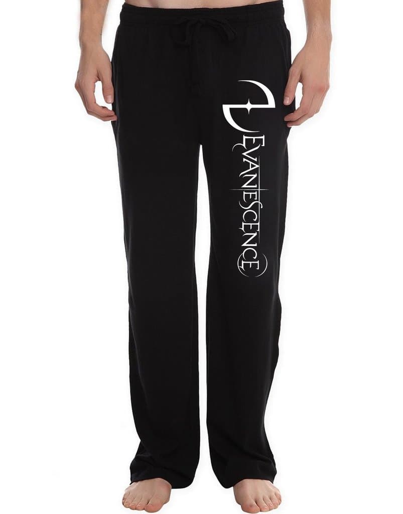 Robert Swist RBST Men's Evanescence Band Logo Running Workout Sweatpants Pants M Black Apparel