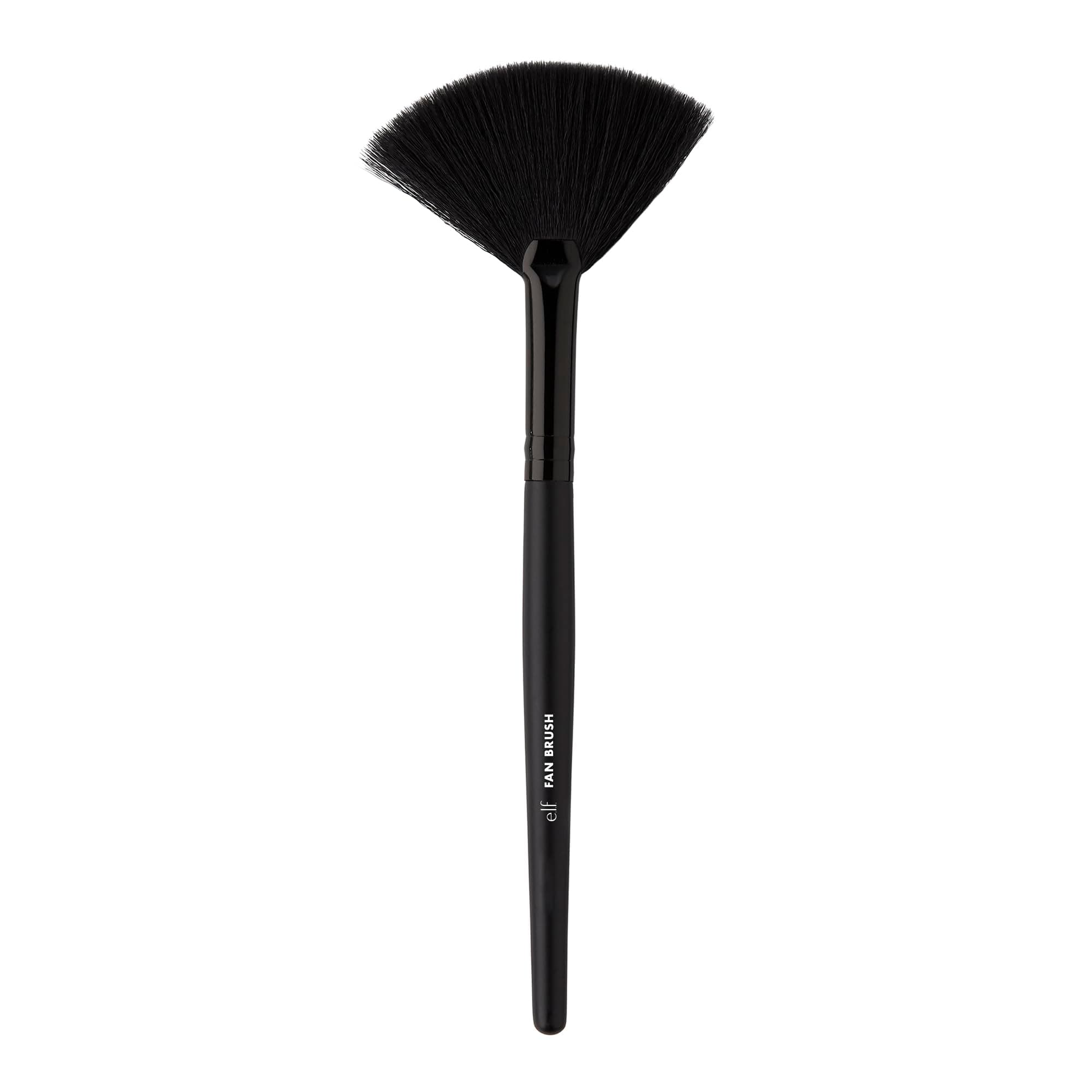 Cosmetics Fan Brush for Precision Application, Synthetic