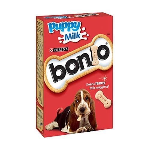 Bonio Puppy Milk Biscuits 350g (Bulk deal of 6) 2100g