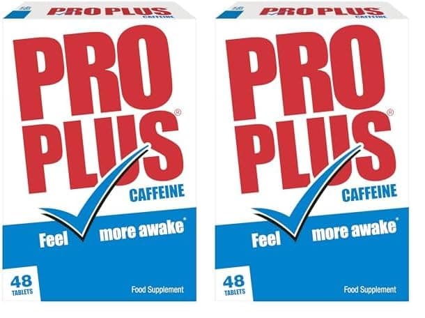 PRO PLUS 48 Tablets - Caffeine Tablets - Sugar Free (Pack of 2)