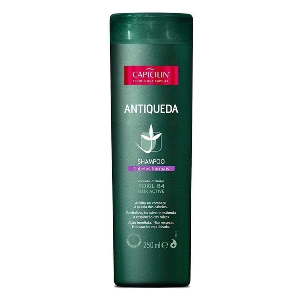 Linha Antiqueda Capicilin - Shampoo Cabelos Normais 250 Ml - (Capicilin Anti Hair Loss Collection - Normal Hair Shampoo 8.45 Fl Oz)