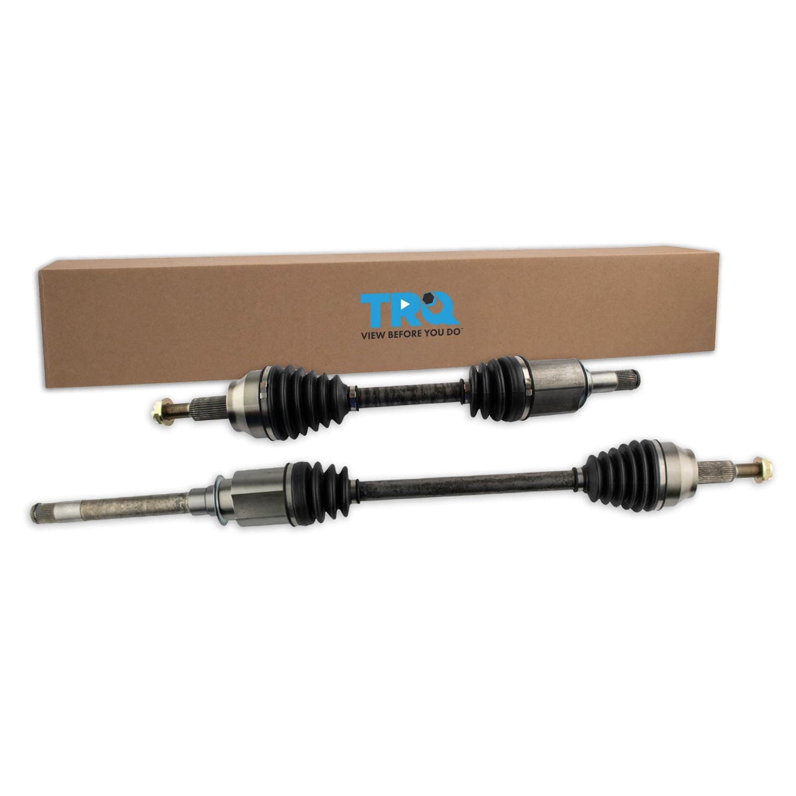 TRQ Front Driver and Passenger Side CV Axle Assembly Set 2 Piece Compatible with 2011-2021 Jeep Grand Cherokee V6 3.6L AWD 2022 Grand Cherokee WK V6 3.6L AWD 2011-2022 Dodge Durango V6 3.6L AWD