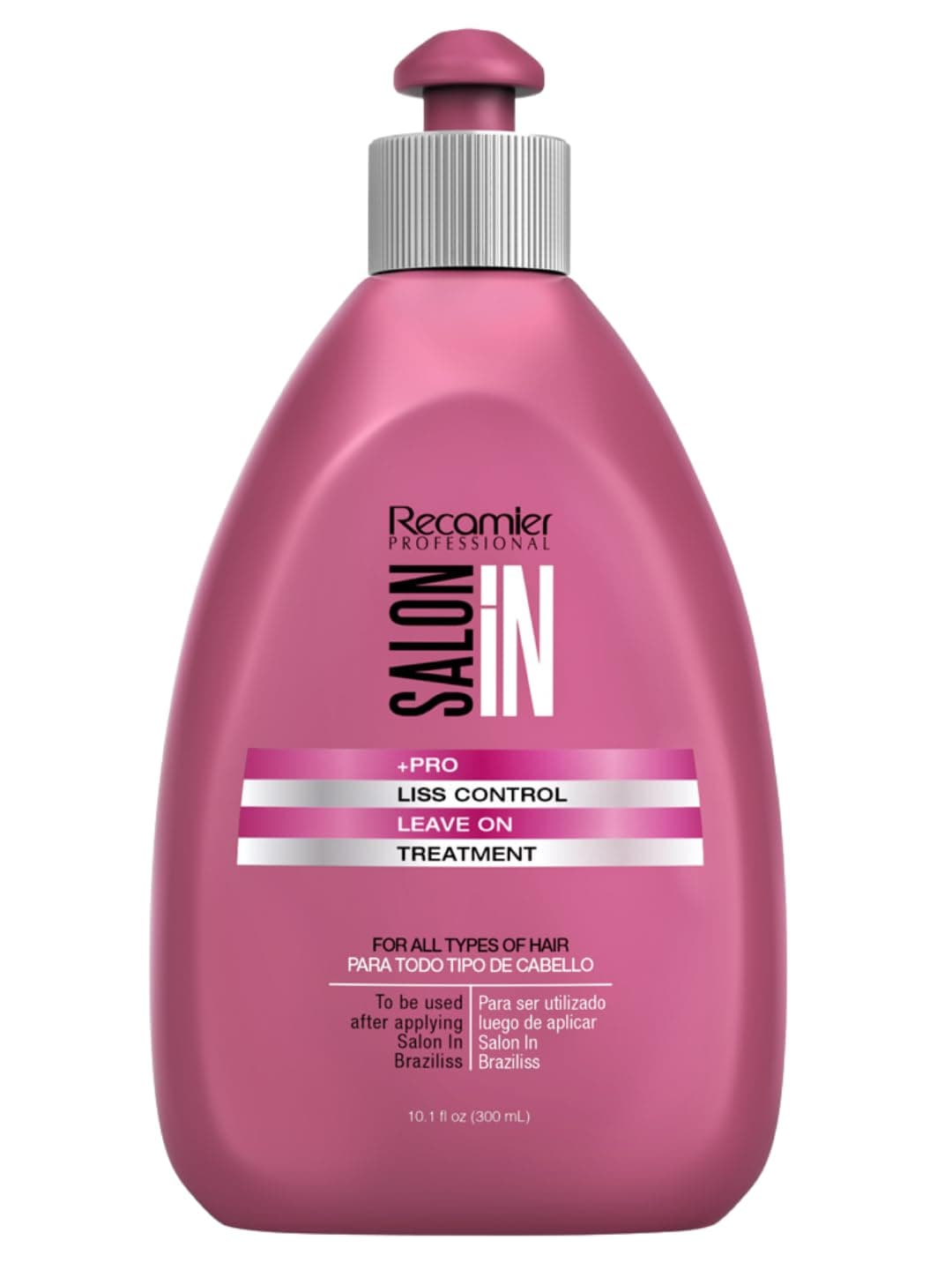 Salon In Recamier Liss Control Leave On Treatment – 10.58 oz | Anti-Frizz & Smoothing Hair Repair for Straightened or Frizzy Hair