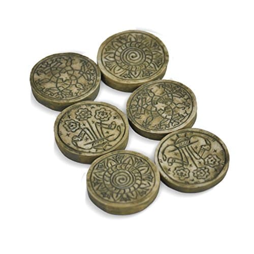 Miniature Fairy Garden Ancient Round Stepping Stones Set of 6