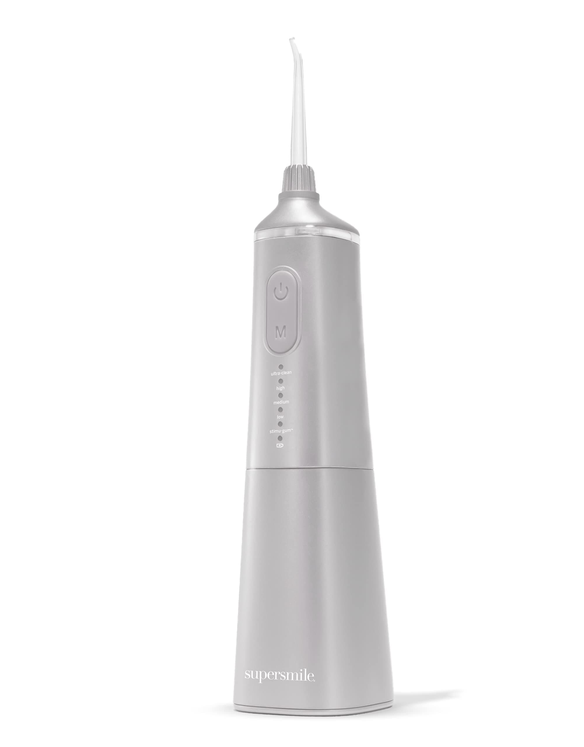 SupersmileProfessional Zina Water Flosser, Rechargeable Cordless Teeth And Gum Flosser
