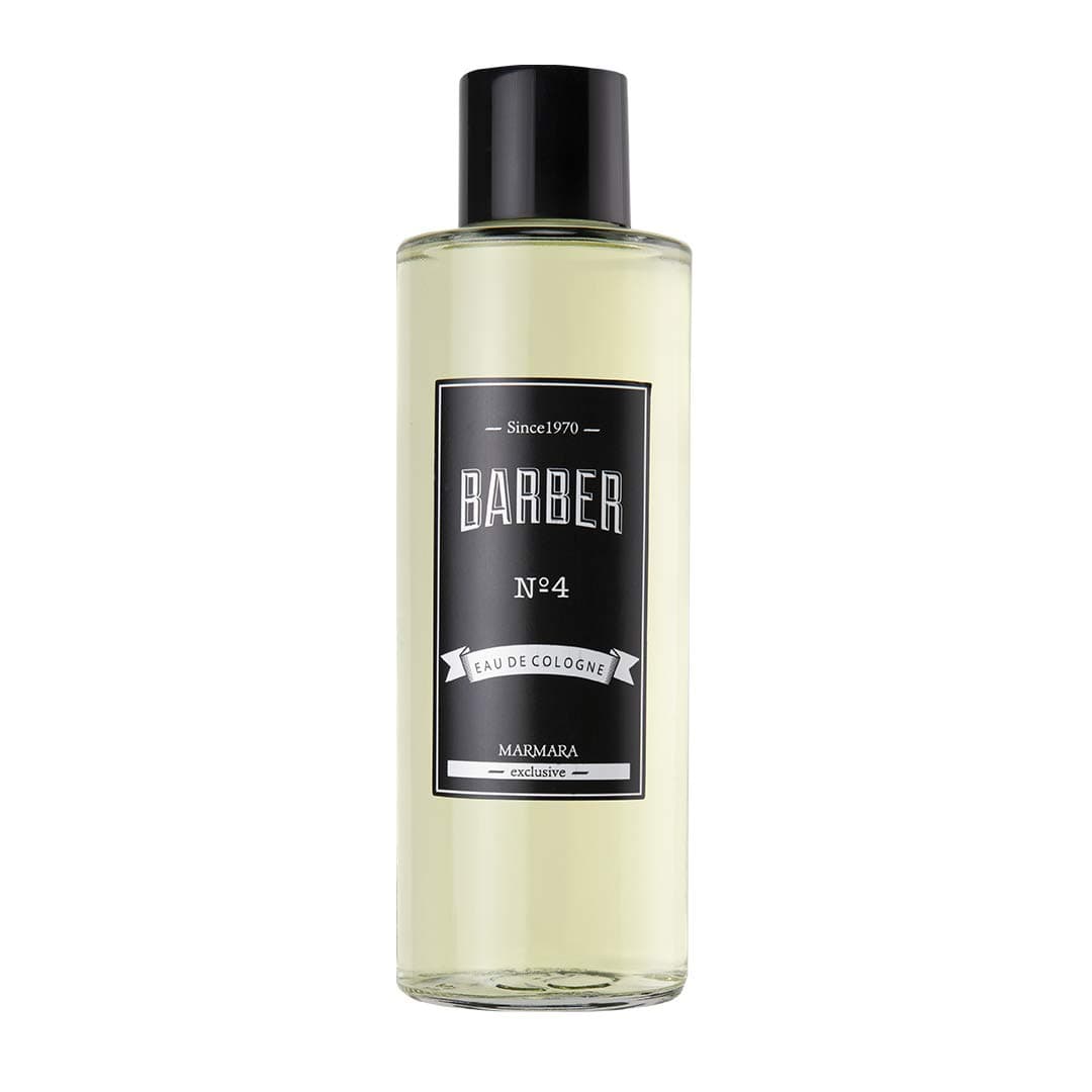 Marmara Barber Cologne - Best Choice of Modern Barbers and Traditional Shaving Fans Glass Bottle (500 ml, No4)