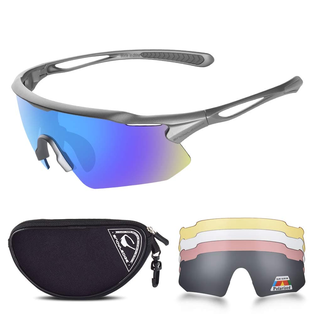 Cycling Glasses, TR90 Unbreakable Frame Polarized Anti-UV400 Sports Sunglasses