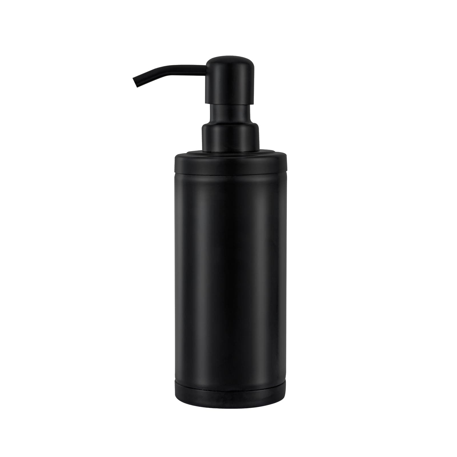 GAPPO Matte Black Soap Dispenser Stainless Steel Metal Pump Hand Lotion Bottle for Bathroom, Bedroom and Kitchen(300ML/10.15Ounce)