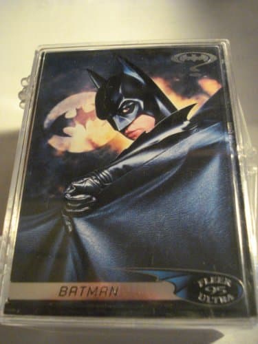 Batman Forever 1995 Fleer Ultra Complete Trading Card Set (CT-120) - Includes Val Kilmer, Chris O'Donnell, Tommy Lee Jones, Jim Carrey, Nicole Kidman, Drew Barrymore, Batmobile, Debi Mazar, Rebecca Budig, and Don "The Dragon" Wilson