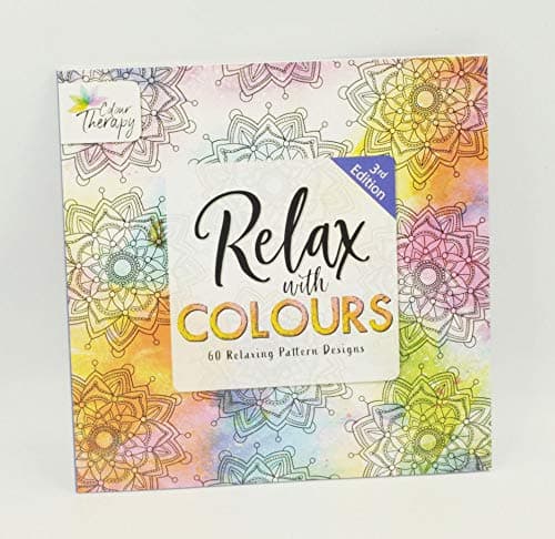 Adult Colouring Books, Colour Therapy Designs - Different Books Included Floral Animals & Patterns (Pattern, 3rd Edition)