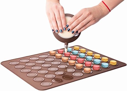48makes Macaroon Macaron Baking Mat Cake Decorating Pen Set Muffin Pastry Sheet