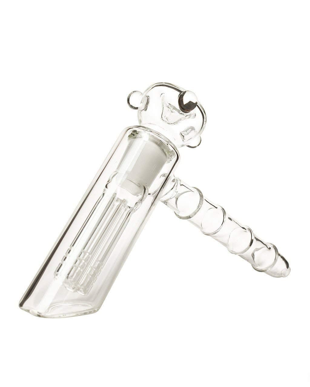 Mini Glass Hammer Bongs 6 Arm Glass Percolator Portable Bongs Pipes Bubbler Glass Bongs Water Pipes Bongs Bowl