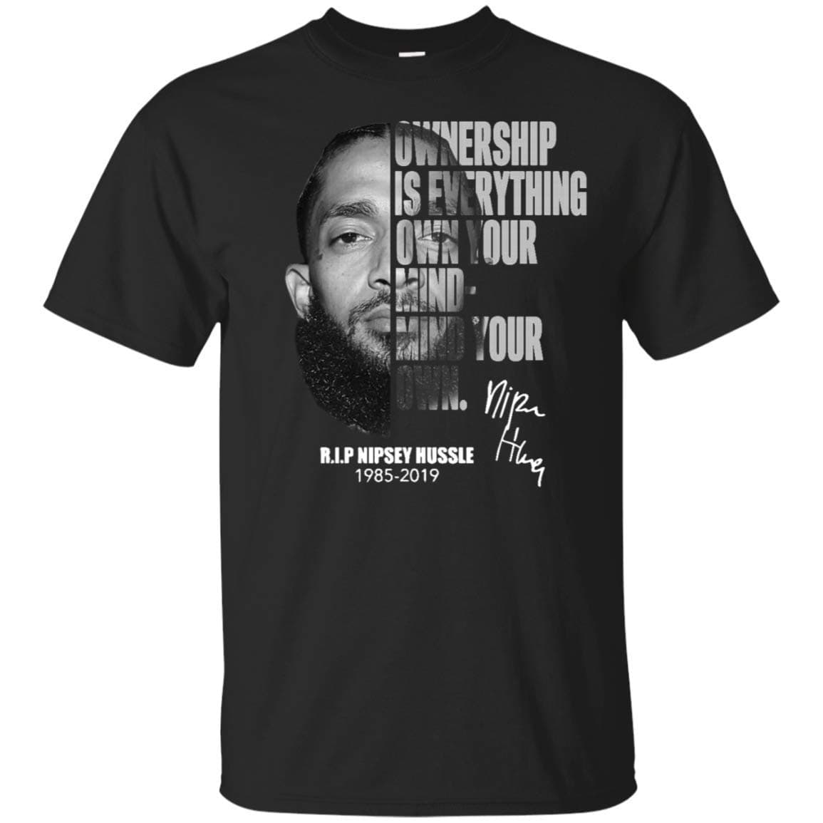 Hobby T-Shirt Rip Rapper Nipsey Hussle T Shirt for Men Idea for Fan Love King of Rapper