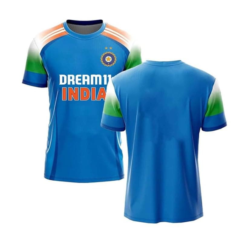 RJM India Jersey New 2025 ODI Virat Kohli Jersey for (Men,Kids,Boys)