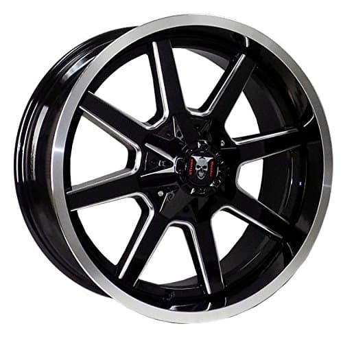 XTREME MUDDER B163 20X9+0 6X135+6X139.7 C.B 87.10 BLACK MILLING WINDOW MACHINE LIP