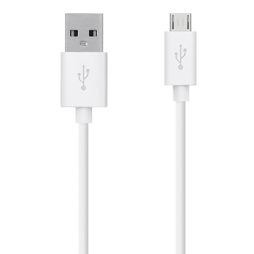 ShopsGoods Universal 2.4 Amp 1 Metre Micro USB Fast Charging Cable (White)