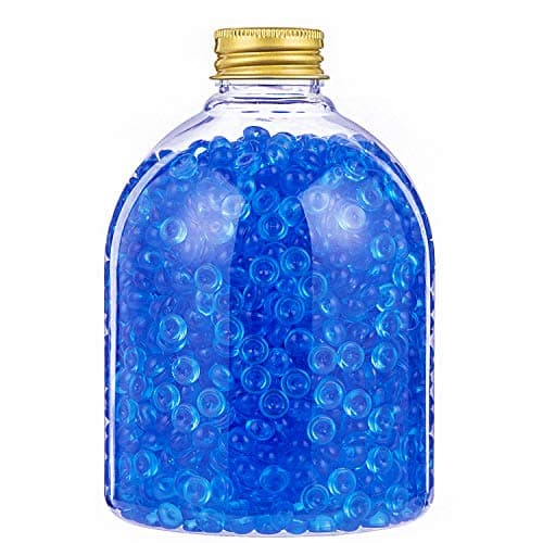 Fishbowl Beads for Crunchy Slime, Clear Vase Filler Beads, Crunchy Slime Beads, Slime Charms 14 OZ, Color Beads for Homemade Slime, DIY Slime Making, Marine Blue Beads