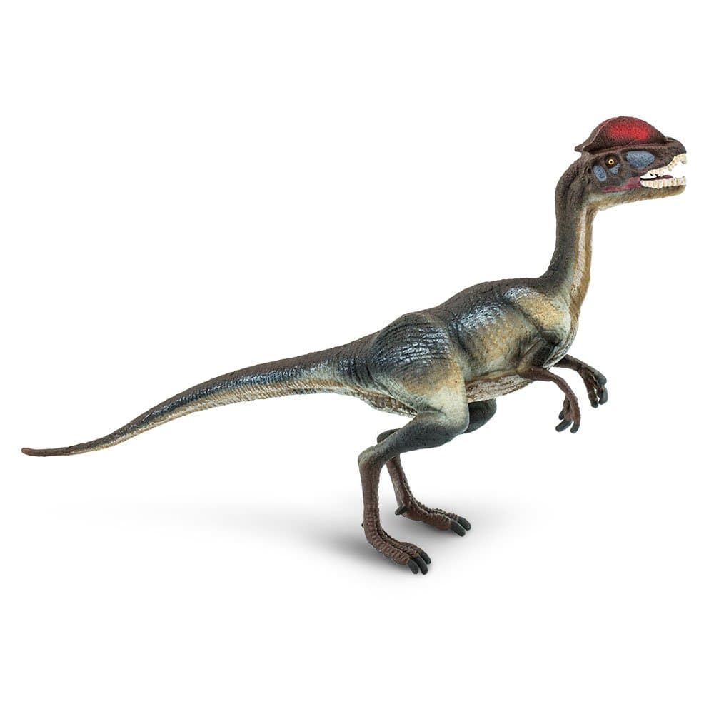 Dilophosaurus Figurine - Detailed 5.27" Dinosaur Figure - Educational Toy for Boys, Girls, and Kids Ages 3+