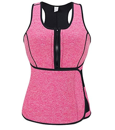 Neoprene Sweat Vest for Women, Slimming Body Shaper with Adjustable Waist Trimmer Belt, Weight Loss
